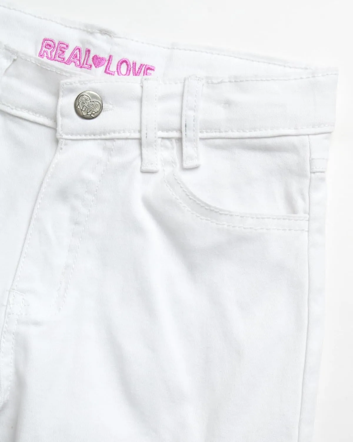 Real Love Girls' Pants - Casual Twill Cargo Jogger Pants - Lightweight Cargo Pants with Pockets (7-16)