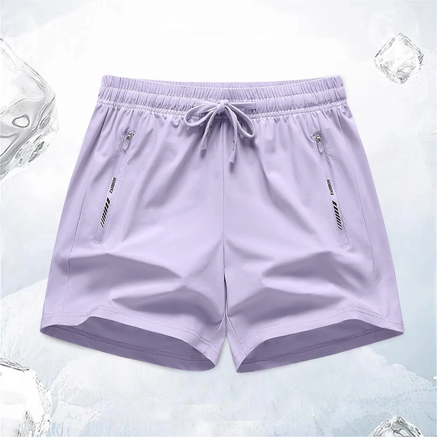 Running Shorts for Women Casual Summer Drawstring Beeswan Stretch Shorts Baggy Quick Dry Hiking Shorts with Pockets