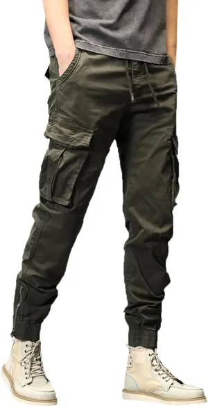 sdbrld Cargo Pants For Men Mens Trendy Ripstop Tactical Pants Lightweight Outdoor Hiking Water Resistant Pants with Pockets