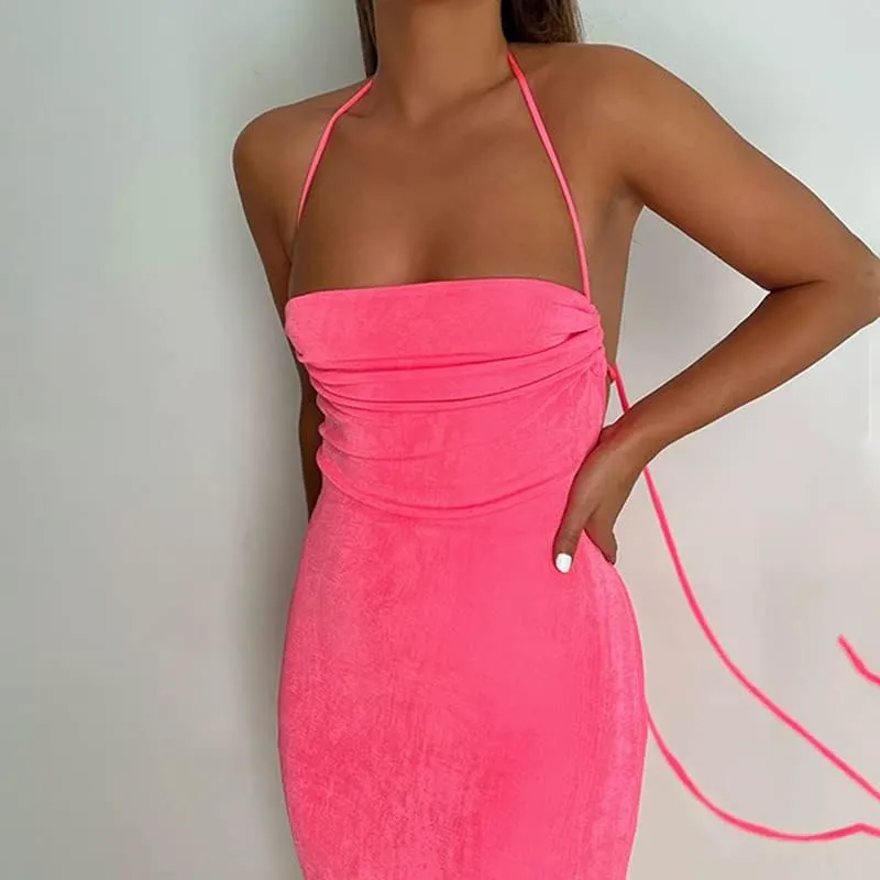 Sexy Tie Dye Print Tank Dress Slim Fit Split Long Dress in Cotton Sleeveless Dress Elegant Night Party Dress Summer Wear