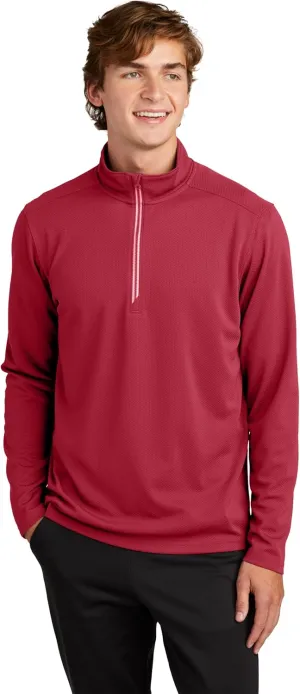 Sport Tek Sport-Wick Textured 1/4-Zip Pullover. ST860