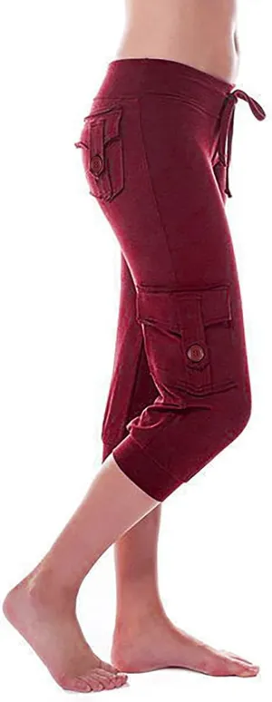 Straight Leg Basic Cargo Workout Gym Stretch Running Pants for Women Summer Fall Pants Women 2025 Y2K