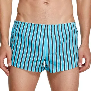 Stylish Homewear Shorts for Men Striped Boxers Men's Lounge Shorts