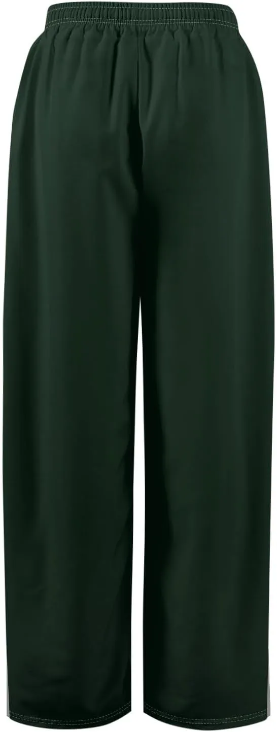 Summer Wide Leg Pants for Women High Waistd Flowy Pants Side Split Drawstring Elastic Waist Solid with Pockets Outfits