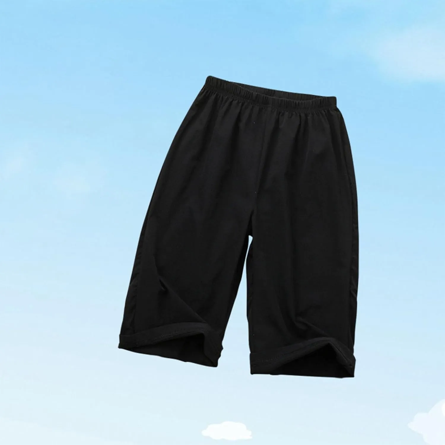 Thin Quick Dry Flared Wide Leg Skirt for Kids Girl Boy Midi Loose Fit Skirt Trousers Pants Child 2025