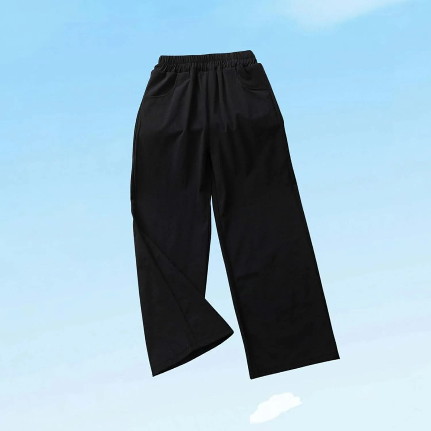 Thin Quick Dry Flared Wide Leg Skirt for Kids Girl Boy Midi Loose Fit Skirt Trousers Pants Child 2025