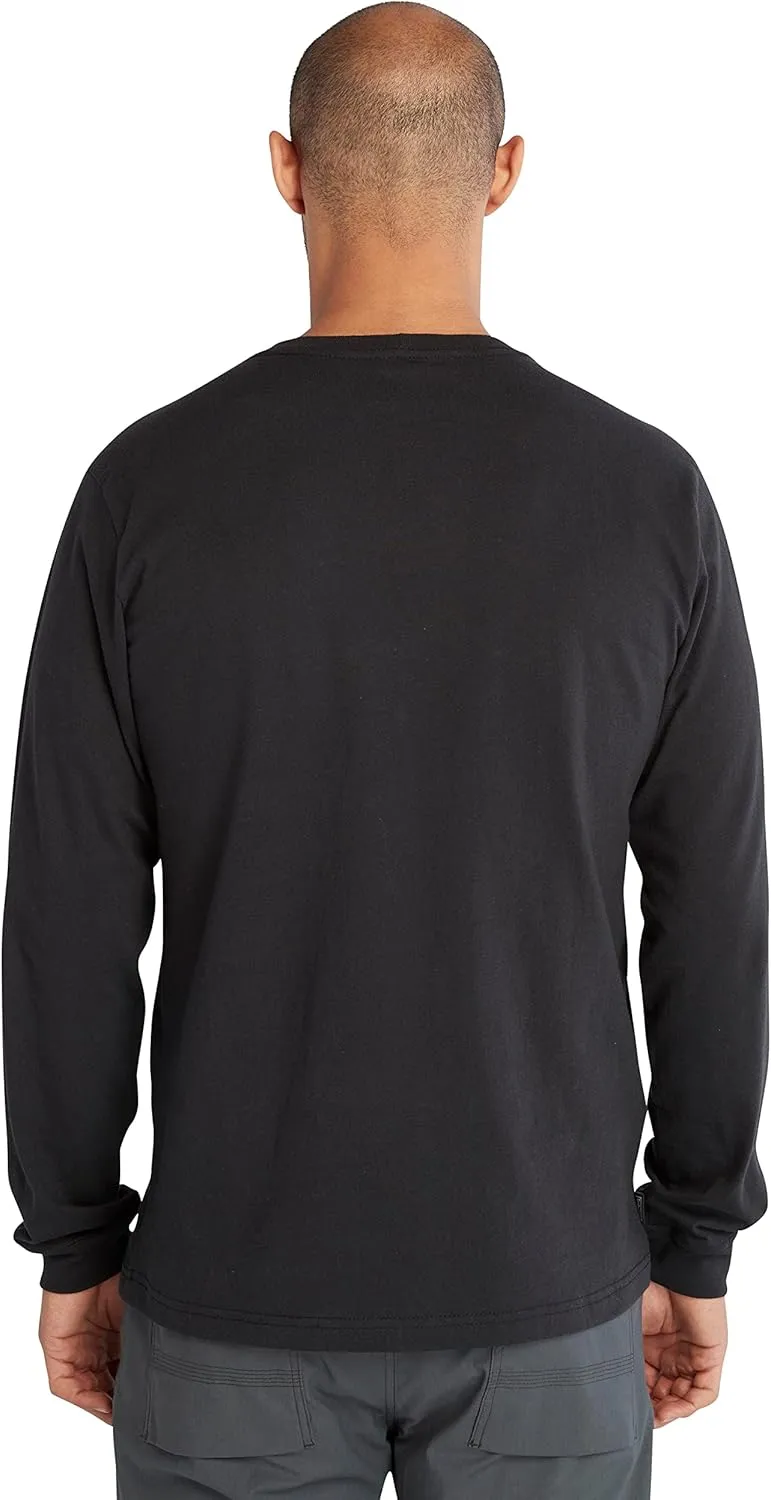 Timberland PRO mens Core Logo Long-sleeve Tshirt