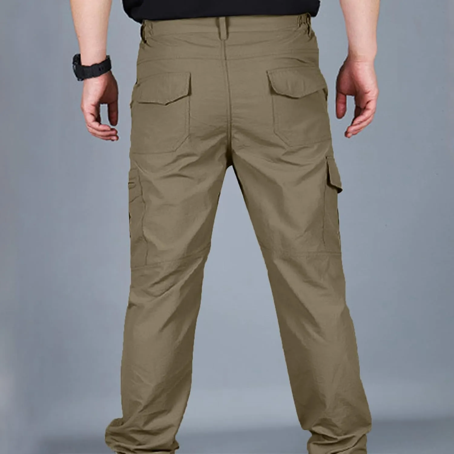 Trousers Pants for Mens Fall Summer Loose Fit Cargo Sport Gym Hiking Trousers Pants Man 2025