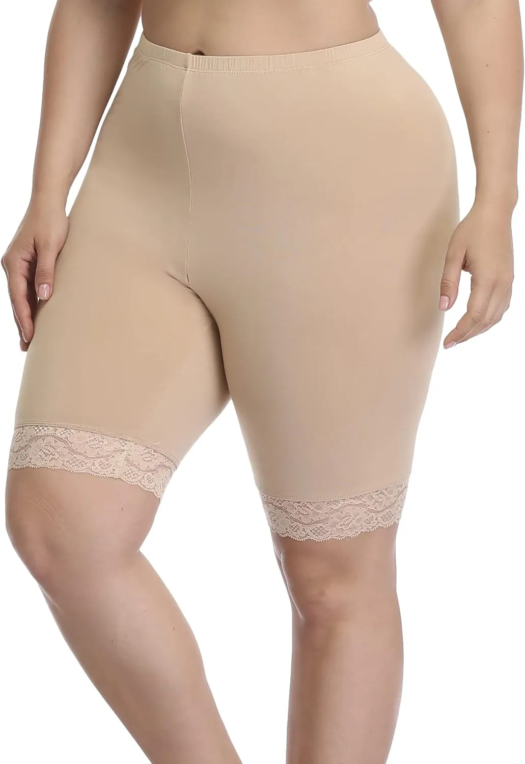 VESHINE Smooth Slip Shorts Yoga Shorts Bike Shorts Spandex Stretch Boyshorts Anti Chafing