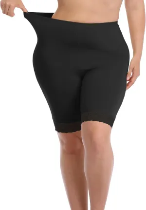 VESHINE Smooth Slip Shorts Yoga Shorts Bike Shorts Spandex Stretch Boyshorts Anti Chafing