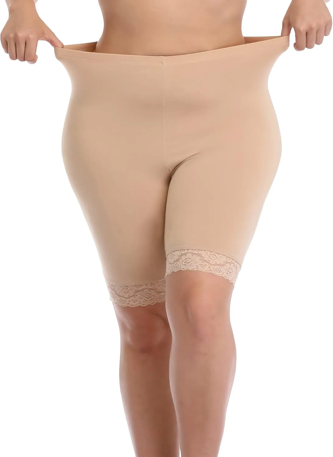 VESHINE Smooth Slip Shorts Yoga Shorts Bike Shorts Spandex Stretch Boyshorts Anti Chafing