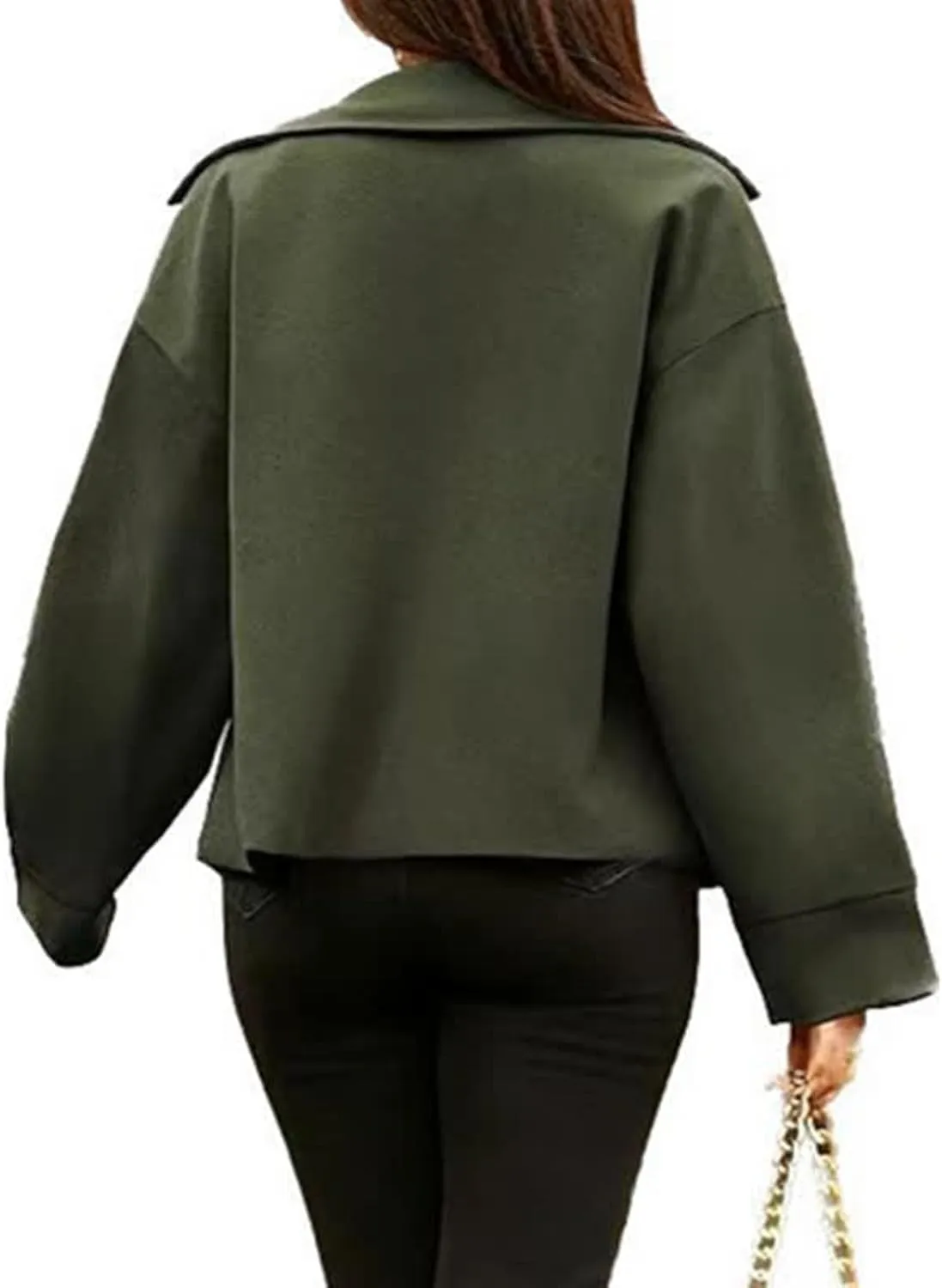 Womens 2024 Trendy Casual Blazers Open Front Long Sleeve Cardigan Work Office Suit Jacket Printed Blazer with Pocket