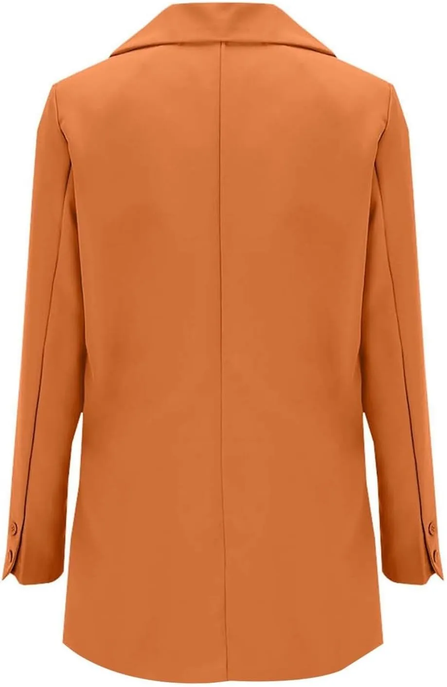 Women's 2024 Winter Casual Blazers Long Sleeve Lapel Open Front Button Work Office Blazer Jackets with Pockets