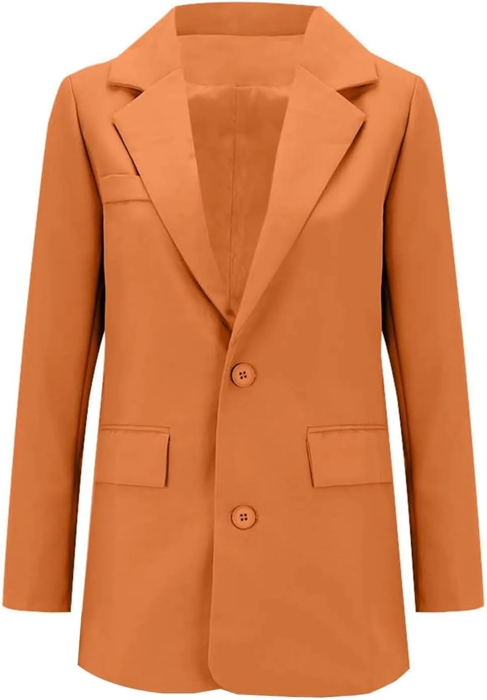 Women's 2024 Winter Casual Blazers Long Sleeve Lapel Open Front Button Work Office Blazer Jackets with Pockets