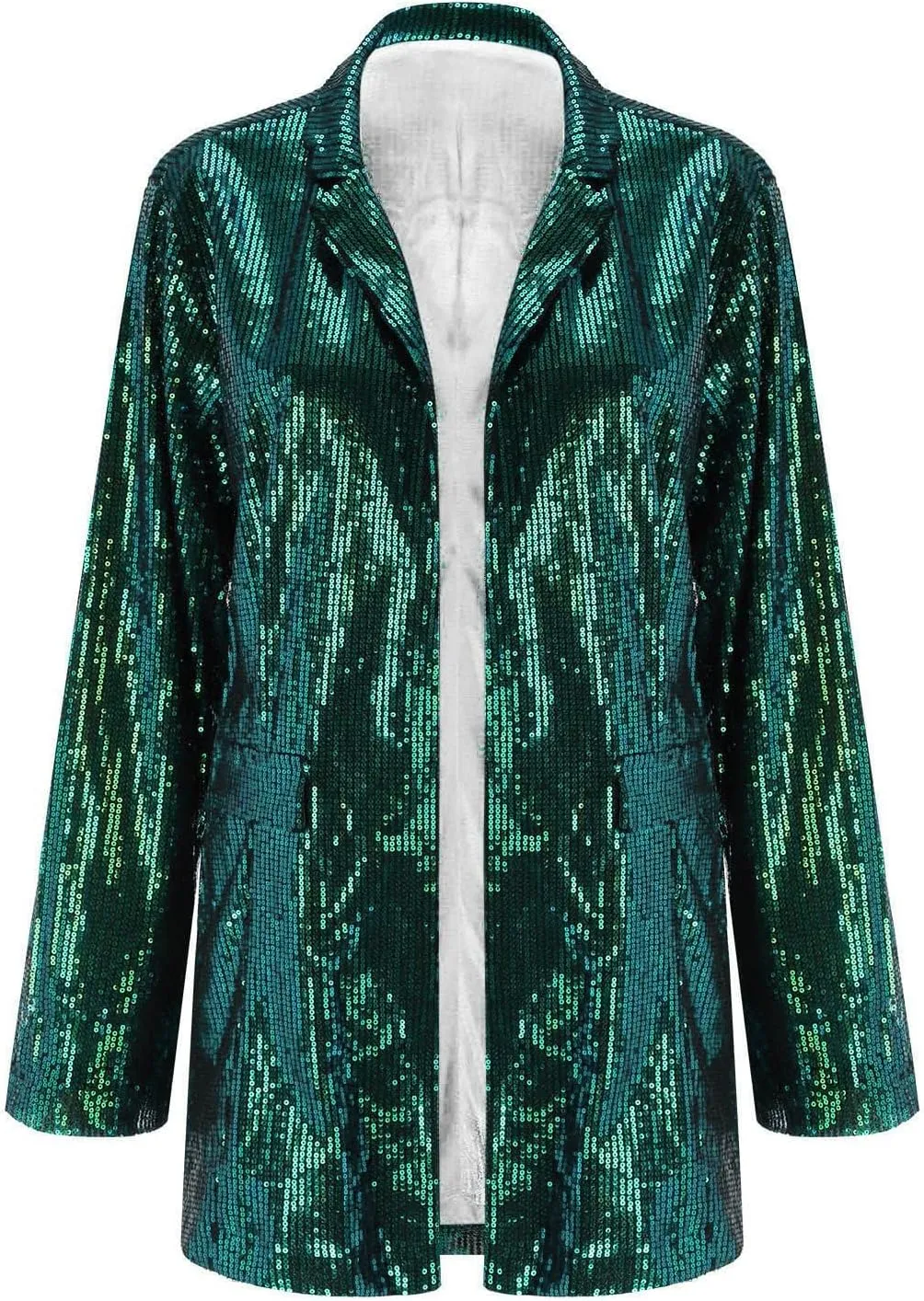 Women's Blazers & Suit Jackets,Long Sleeve Casual Loose Suit for Ladies Autumn Slim Fit Casual Blazers Open Front