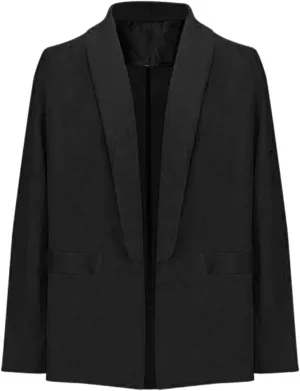 Women's Blazers & Suit Jackets,Long Sleeve Casual Loose Suit for Ladies Autumn Slim Fit Casual Blazers Open Front
