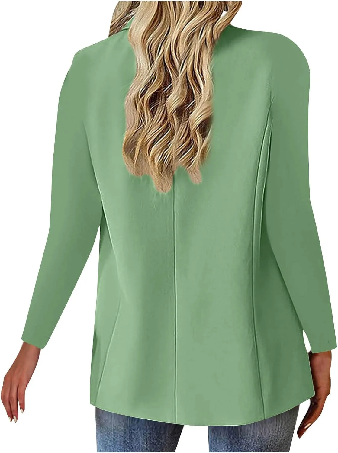 Womens Business Casual Blazer Spring Cardigan Lapel Button Down Solid Suit Jacket with Lined Office Work Clothes 2025