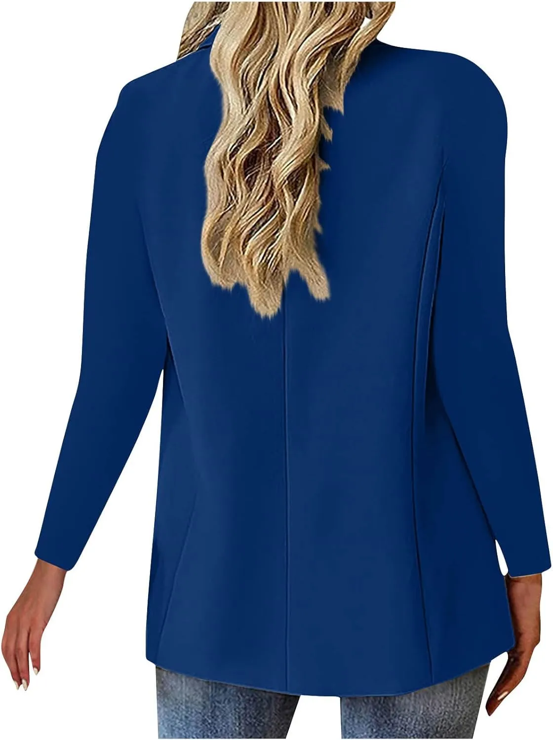 Women's Business Casual Long Sleeve Lapel Blazer