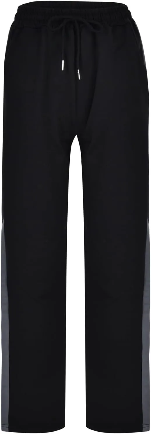 Womens Cargo Sweatpants Cozy Fleece Casual Jogger Pants Straight Leg Baggy Elastic High Waisted Yoga Pants