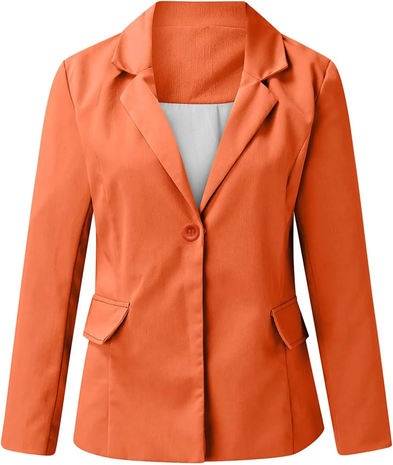 Women's Casual Blazer Casual Lapel Open Front Long Sleeve Work Office Suit Jacket Coat Blazer Dress
