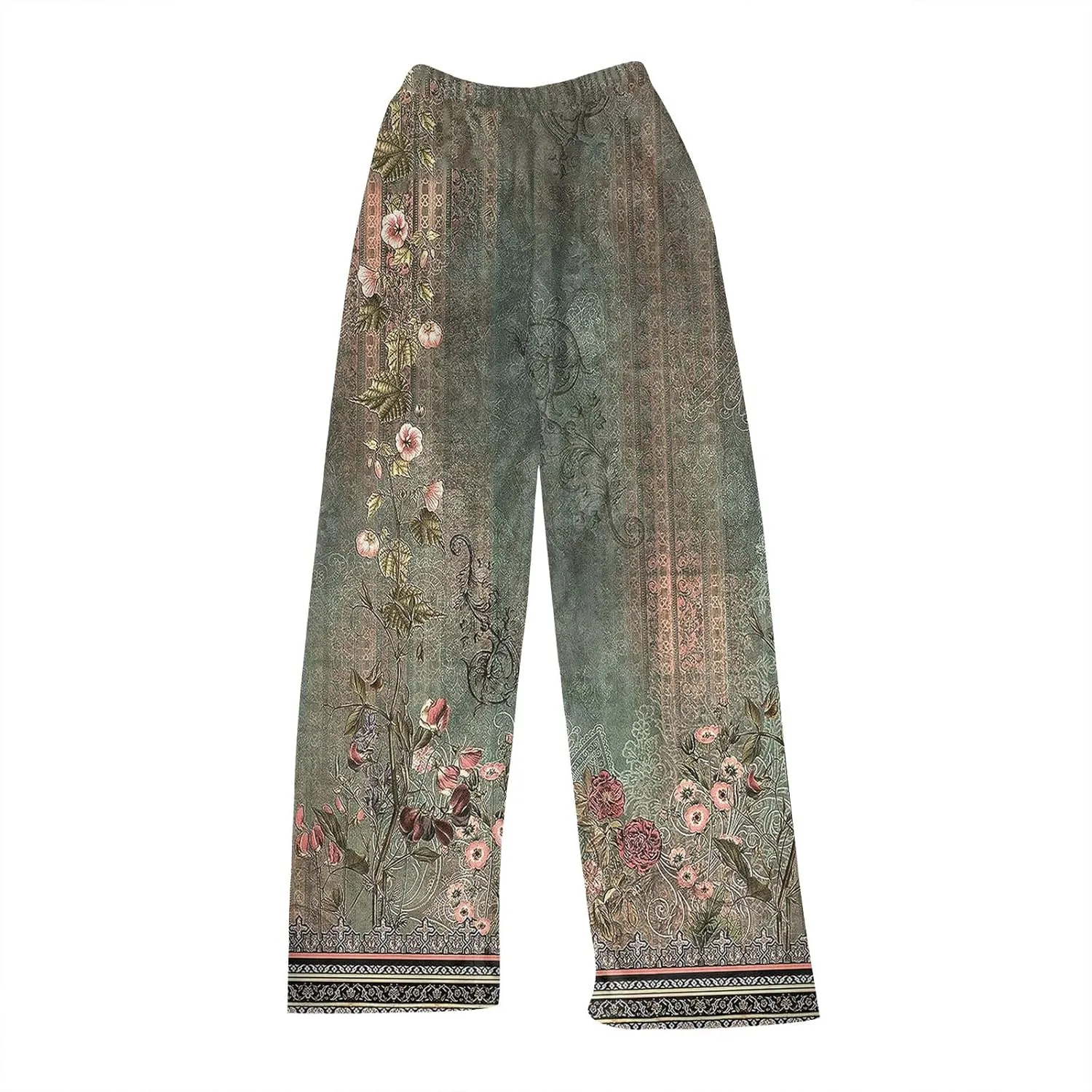 Womens Christmas Pajamas Pants Plus Size Plush Pajama Pants Soft Fuzzy Bottoms Cozy Pj Fleece Lounge Pants Sleepwear