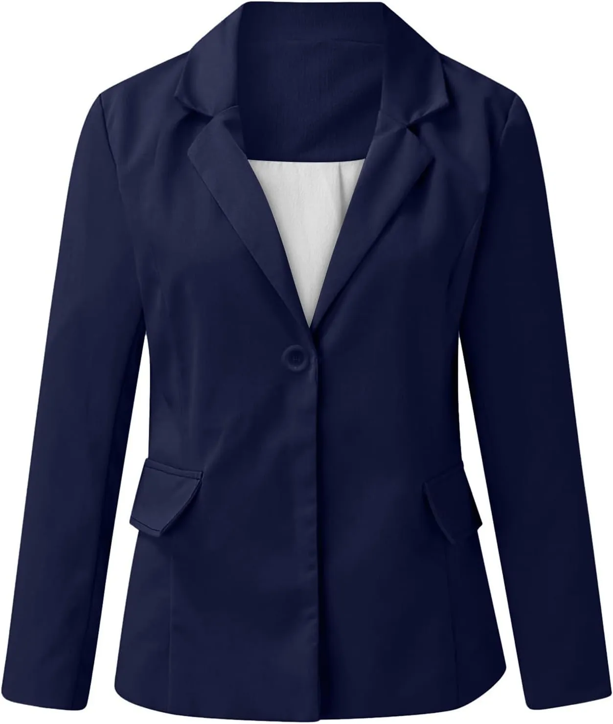 Women's Fall Fashion 2024 Casual Blazers Long Sleeve Open Front Work Office Suit Jackets Blazer with Pockets