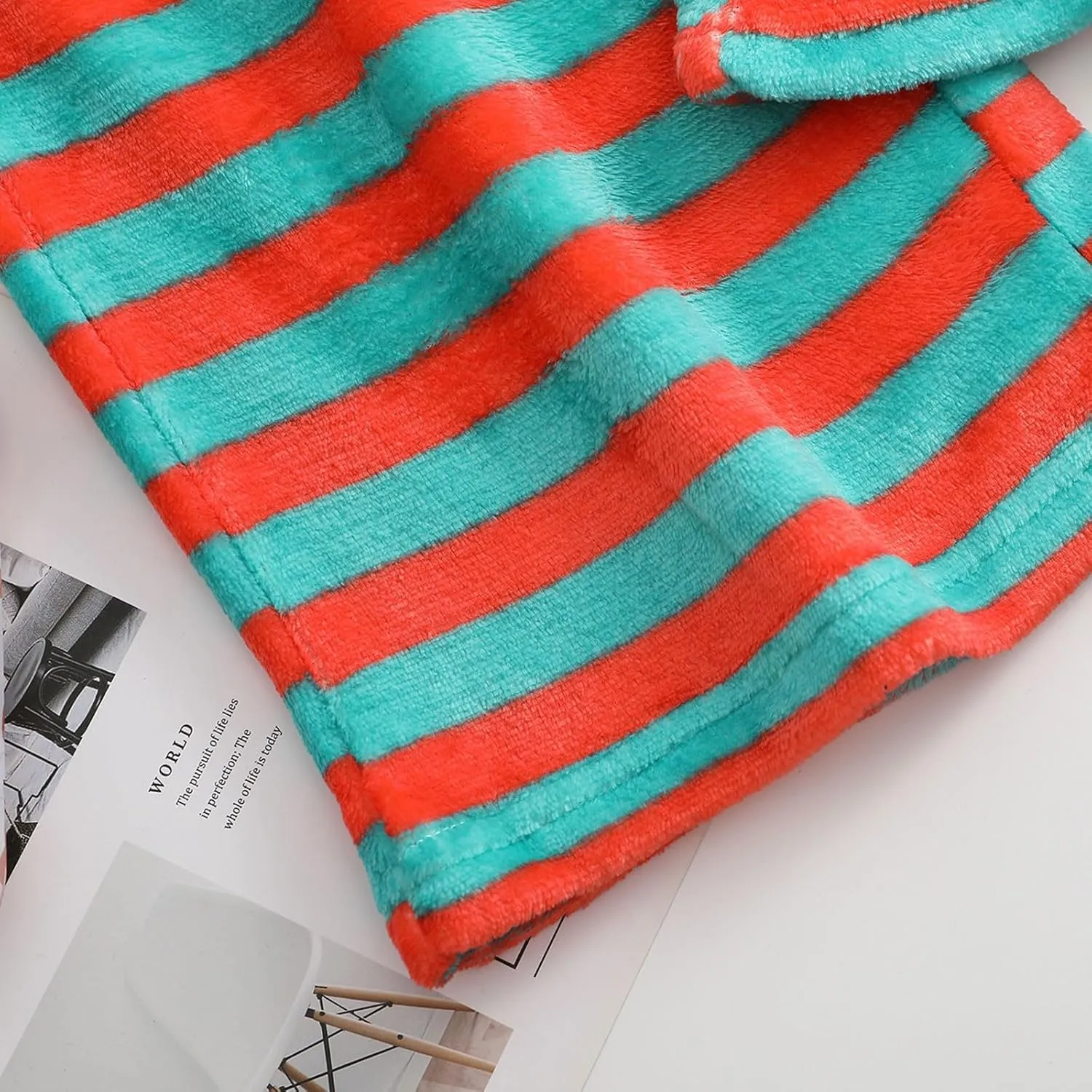 Women's Flannel Sleepwear Pajama Pants Winter Soft Striped Comfortable Home Pants PJ Bottoms with Pocket