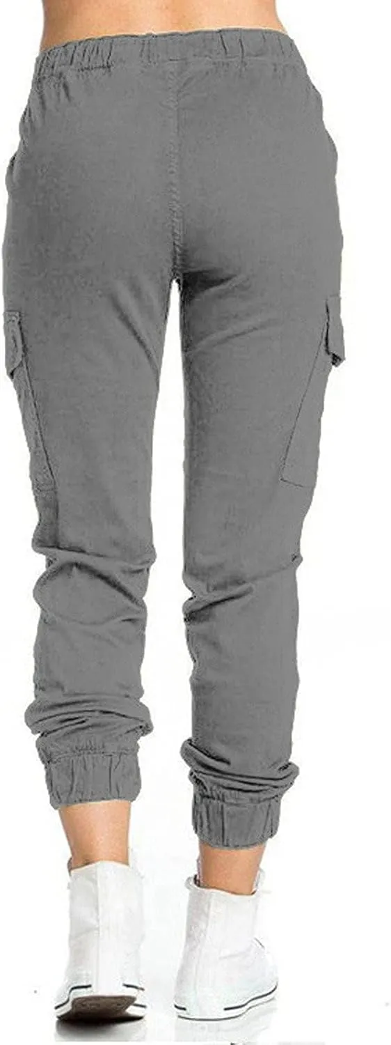 Women's Joggers Pants Athletic Running Petite Regular Sweatpants with Pockets Tapered Casual Workout Pants Plus Size