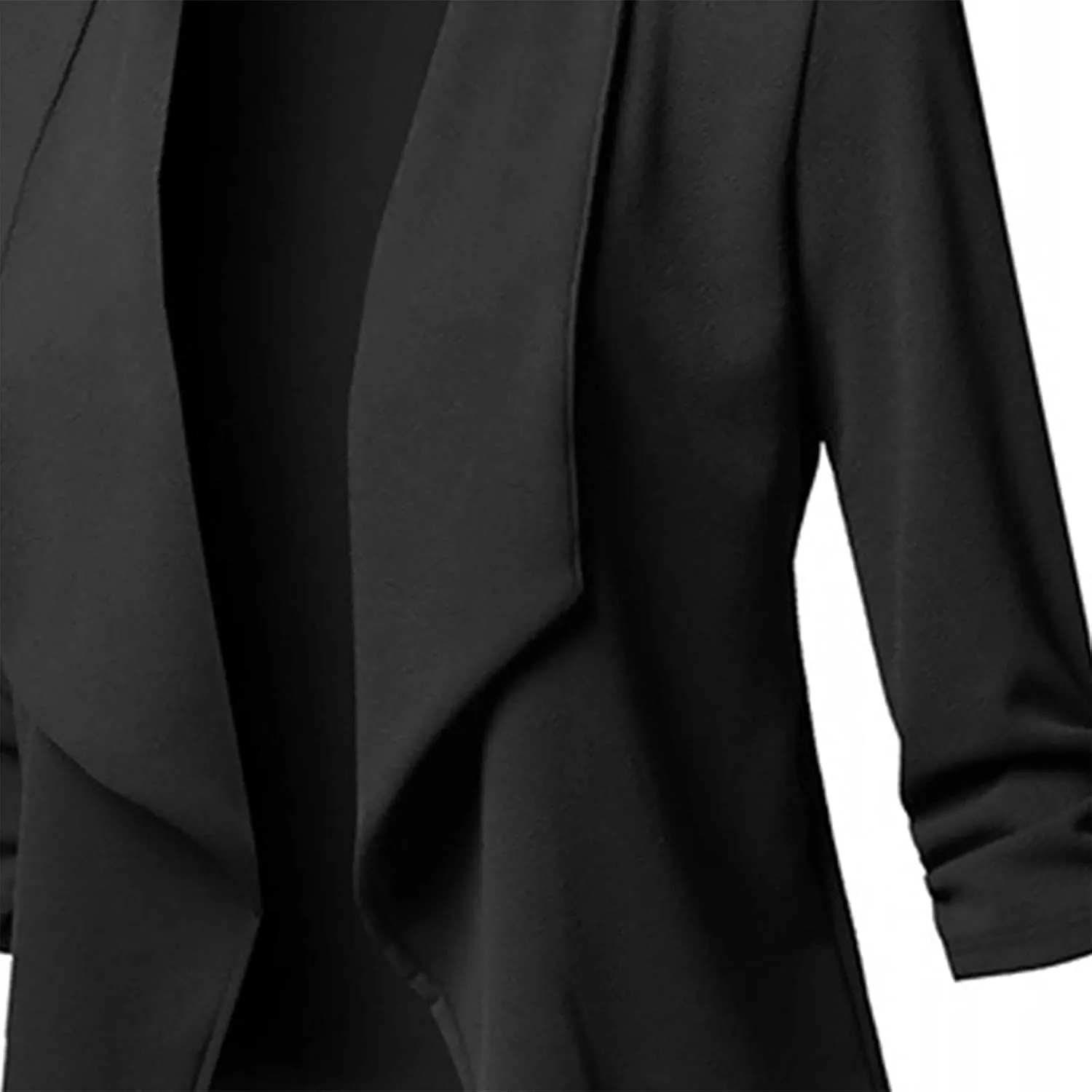 Women's Oversized Blazer Color Solid Open Front Cardigan Long Sleeve Casual Jacket Coat Casual Blazer