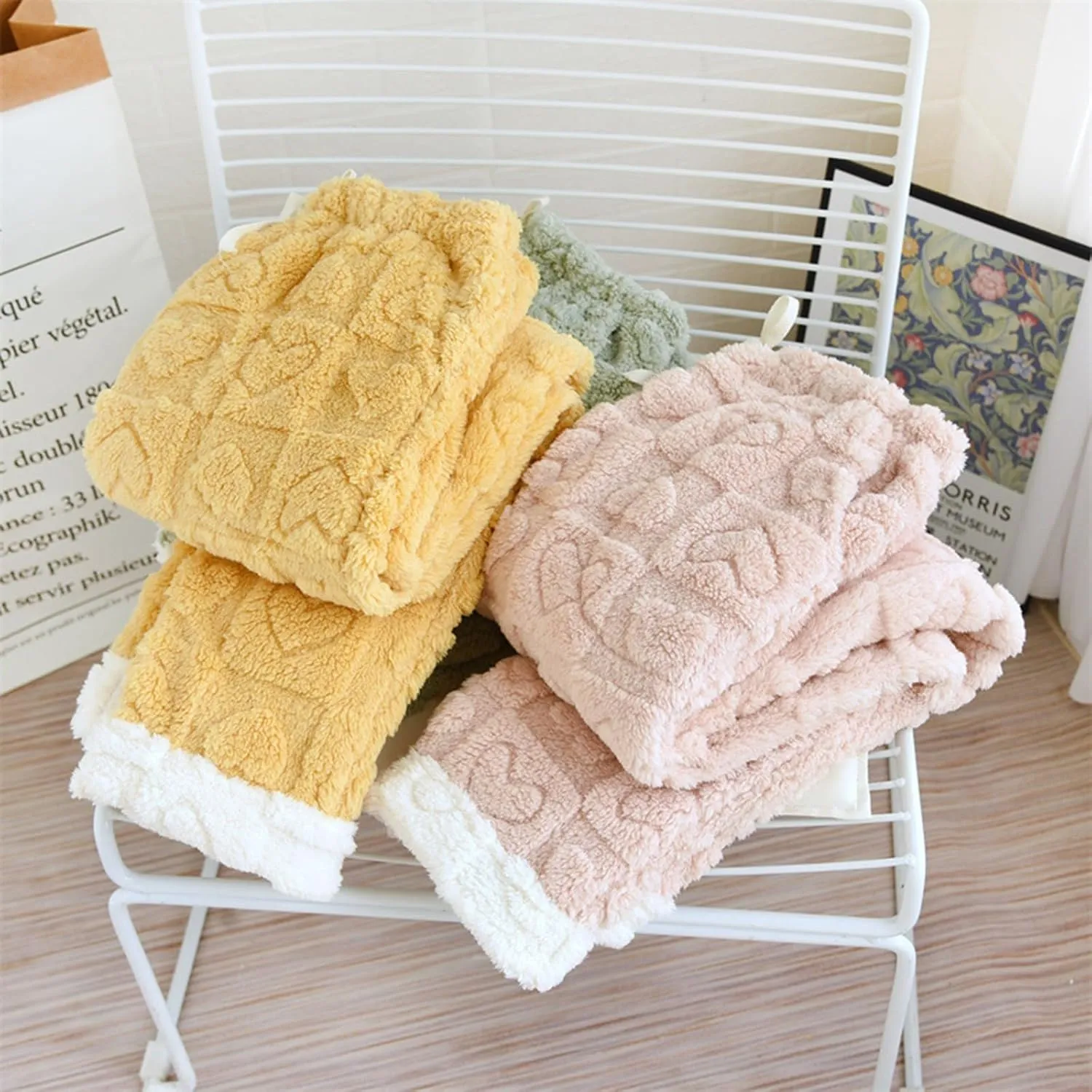 Women's Soft Fleece Pajama Pants Plush Fuzzy Pajama Pants Bottoms Plus Size Lounge Pants Drawstring Fluffy Sleepwear