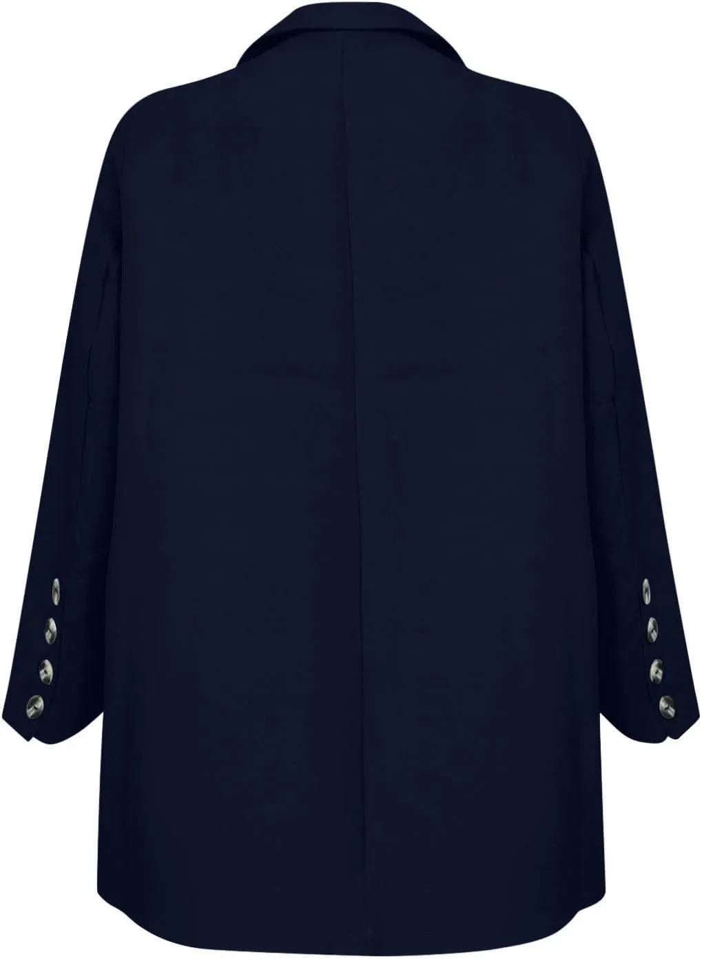 Women's Spring/Fall Two Piece Outfits Dressy Blazer Jacket and Wide Leg Pants Pockets Business Casual Office Suit Sets
