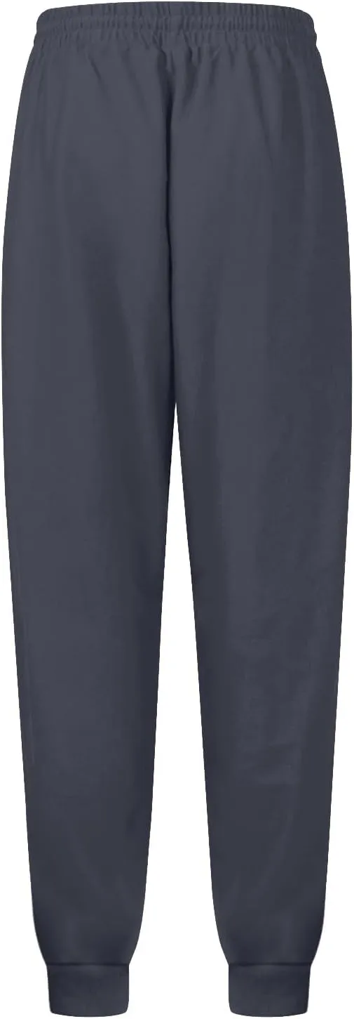 Womens Sweatpants with Pockets Elastic Waist Soft Fall Workout High Waisted Baggy Fleece Sweat Pants with Pockets