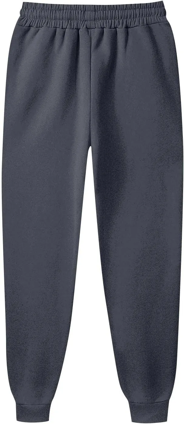 Womens Winter Casual Baggy Fleece Lined Sweatpants Fashion High Waisted Joggers Pants Athletic Clothes 2025