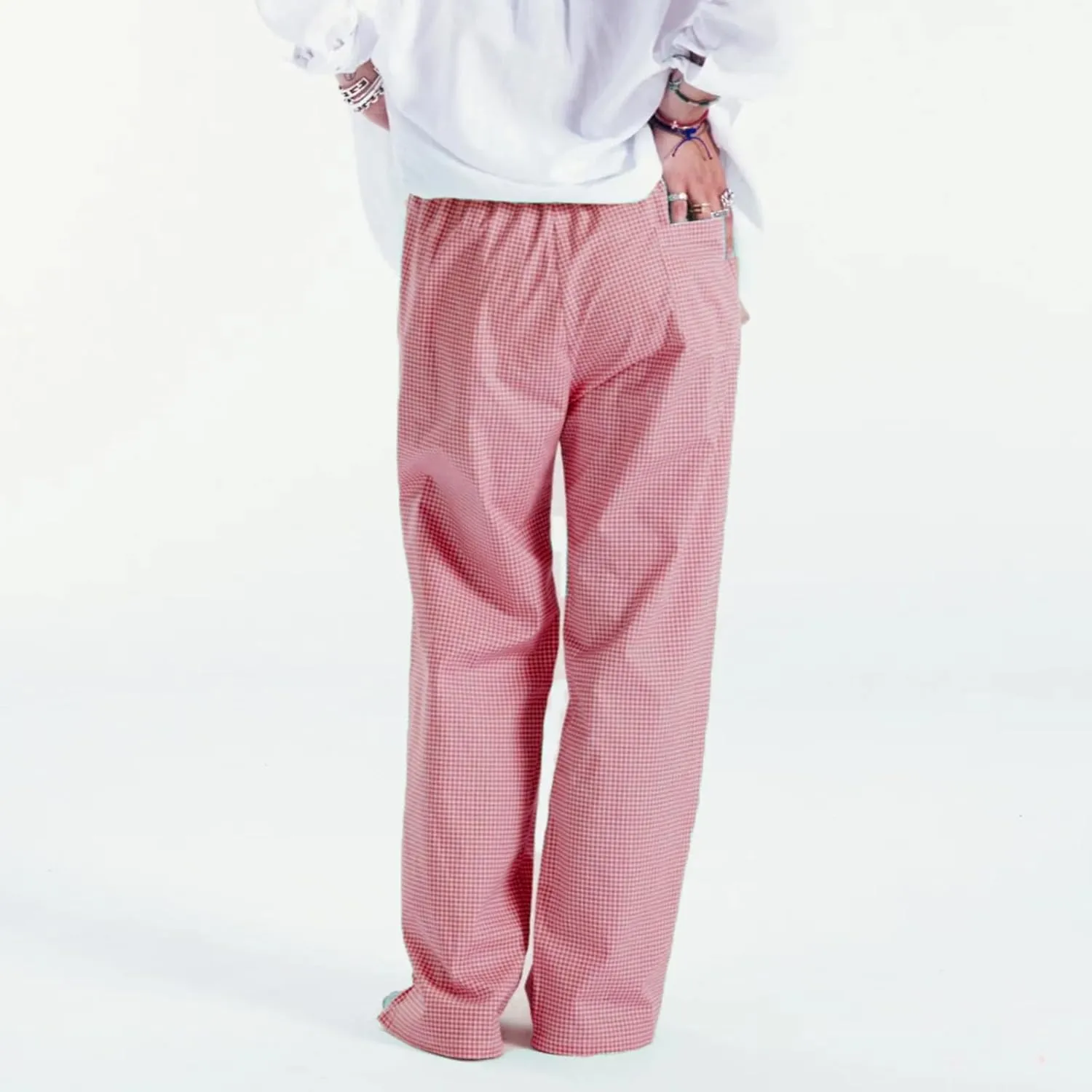 XBTCLXEBCO Women Y2K Striped Lounge Pants Elastic Waist Straight Wide Leg Pajama Bottoms Casual Going Out Trousers Pants